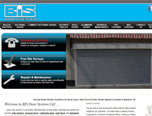 Tablet Screenshot of bis-doors.co.uk
